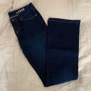GAP Perfect bootcut dark denim jeans